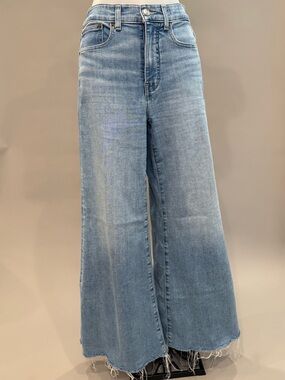 Madewell Palazzo Wide Leg Jeans - Corley Wash